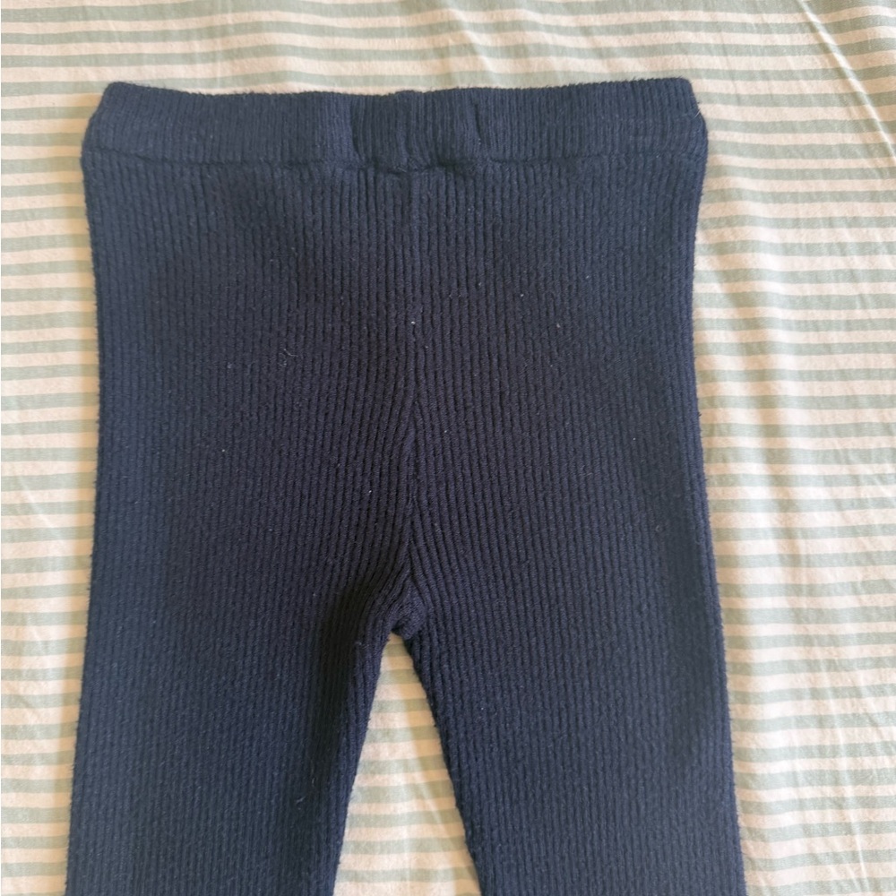 Zara Ribbed Flared Leggings - Picture 8 of 9